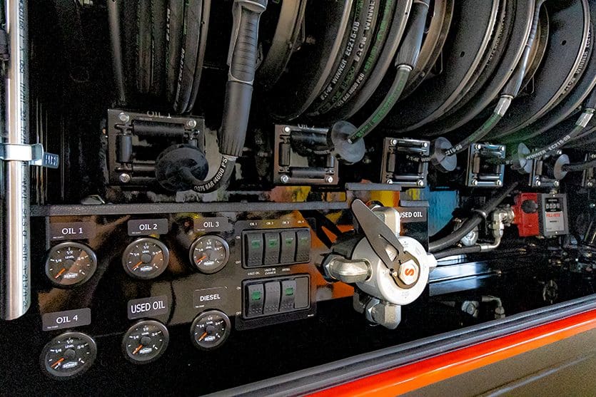 lube systems control panel